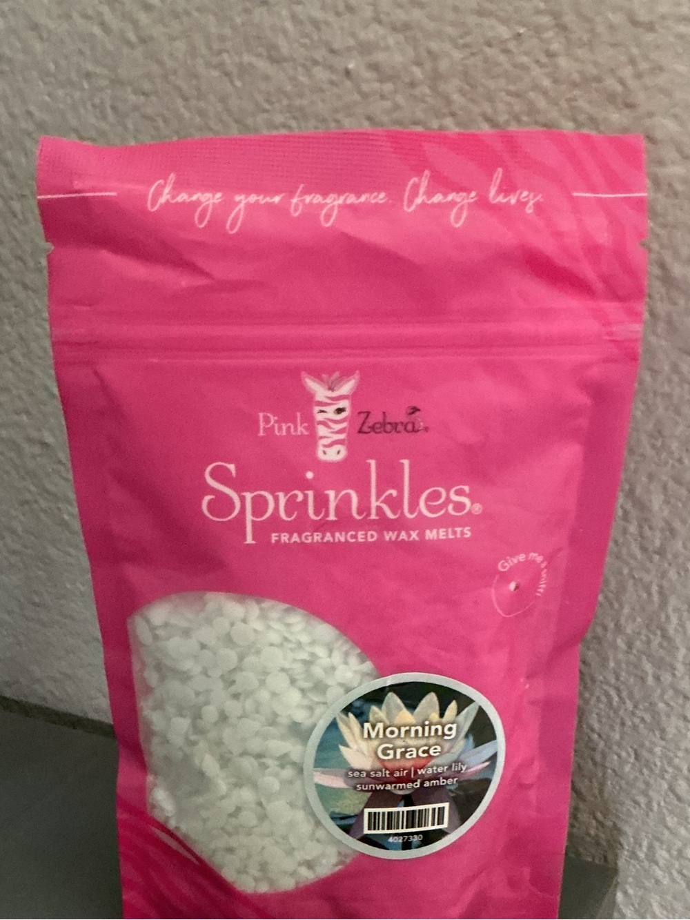 Morning Grace Pink Zebra Sprinkles Wax Melts
